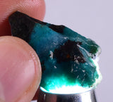 8.6grs GEM SILICA CHRYSOCOLLA Blue Chalcedony Rough Peru Mineral Specimen S71