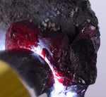 3.5cms PROUSTITE RUBY SILVER Crystals Uchucchacua Mine Peru Mineral Specimen H261