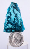 3.5cms BLUE MALACHITE BOTRYOIDAL Peru Crystals Grape Spheres Shiny Sparkling Translucent New Find Stalactite Others Minerals Specimensn U433