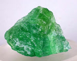 6.1cms EMERALD GREEN FLUORITE Blue Peru Huanzala Mine New Find Rare Gemmy Shiny Crystals Collector Mineral Specimen K71