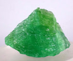6.1cms EMERALD GREEN FLUORITE Blue Peru Huanzala Mine New Find Rare Gemmy Shiny Crystals Collector Mineral Specimen K71