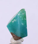 4.5carats GEM SILICA CHRYSOCOLLA Emeraldine Chalcedony Free Form Lily Mine Scenic Quartz Malachite Peru Emerald Color Jade Color BE924