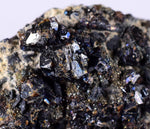 3.8cms SPHALERITE PYRITE Crystals Mineral Specimen Peru Collector M201