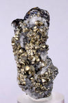4.7cms SPHALERITE QUARTZ PYRITE Crystals Mineral Specimen Peru Collector M204