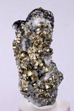 4.7cms SPHALERITE QUARTZ PYRITE Crystals Mineral Specimen Peru Collector M204