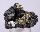 3.9cms SPHALERITE PYRITE Crystals Mineral Specimen Peru Collector M205