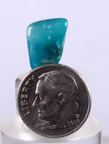 6.5 carats GEM SILICA CHRYSOCOLLA Chalcedony Lily Mine Peru Tumbled Quartz B931