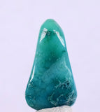 10 carats GEM SILICA CHRYSOCOLLA Chalcedony Lily Mine Peru Tumbled Quartz B934