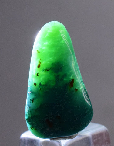 10 carats GEM SILICA CHRYSOCOLLA Chalcedony Lily Mine Peru Tumbled Quartz B934