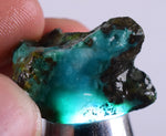 8.2grs GEM SILICA CHRYSOCOLLA Blue Chalcedony Rough Peru Mineral Specimen S75