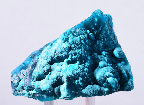 3.4cms BLUE MALACHITE BOTRYOIDAL Peru Crystals Grape Spheres Shiny Sparkling Translucent New Find Stalactite Others Minerals Specimensn U432