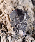 6.6cms PROUSTITE RUBY SILVER Acanthite Crystals Uchucchacua Mine Peru Mineral Specimen H279