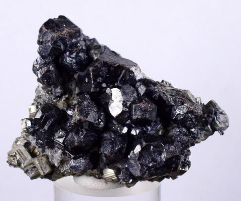4.7cms SPHALERITE QUARTZ PYRITE Crystals Mineral Specimen Peru Collector M200