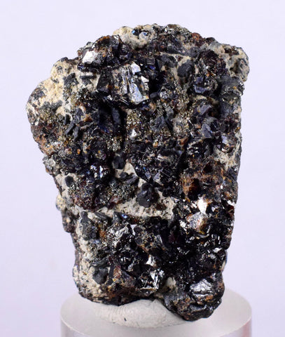 3.8cms SPHALERITE PYRITE Crystals Mineral Specimen Peru Collector M201