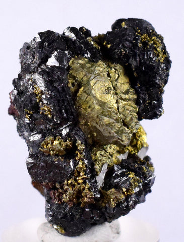3.4cms SPHALERITE CHALCOPYRITE QUARTZ Crystals Mineral Specimen Peru Collector M202