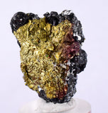 3.4cms SPHALERITE CHALCOPYRITE QUARTZ Crystals Mineral Specimen Peru Collector M202