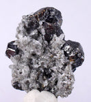 3.4cms SPHALERITE QUARTZ PYRITE Crystals Mineral Specimen Peru Collector M203