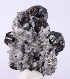 3.4cms SPHALERITE QUARTZ PYRITE Crystals Mineral Specimen Peru Collector M203