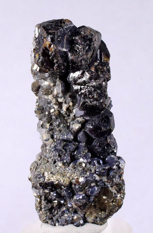 4.7cms SPHALERITE QUARTZ PYRITE Crystals Mineral Specimen Peru Collector M204