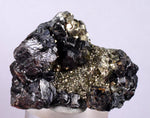 3.9cms SPHALERITE PYRITE Crystals Mineral Specimen Peru Collector M205