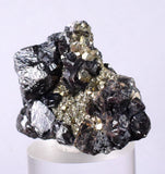 3.9cms SPHALERITE PYRITE Crystals Mineral Specimen Peru Collector M205