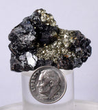 3.9cms SPHALERITE PYRITE Crystals Mineral Specimen Peru Collector M205