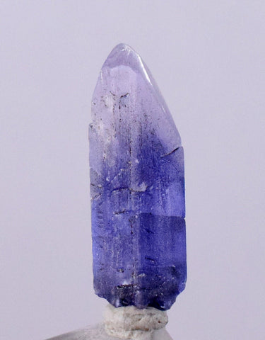 2.5carats GEM TANZANITE CRYSTAL Zoisite High Yield Gemstone  Merelani Hills Tanzania Unheated Terminated Mineral Specimen T384