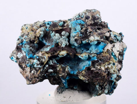 4.5cms CHRYSOCOLLA GRAPE BOTRYOIDAL Crystals Blue Shattuckite Turquoise Ajoite ? Color Stalactite ce890