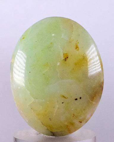 9.6grams BLUE OPAL CABOCHON Pendant Wire Wrap Caribean Turquoise Color Peru B938
