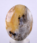 16.3 Grams BLUE OPAL CABOCHON Scenic Pendant Wire Wrap Caribean Peru Pendant Jewelry B942
