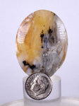 16.3 Grams BLUE OPAL CABOCHON Scenic Pendant Wire Wrap Caribean Peru Pendant Jewelry B942