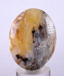 16.3 Grams BLUE OPAL CABOCHON Scenic Pendant Wire Wrap Caribean Peru Pendant Jewelry B942
