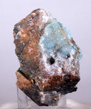 6.2cms DRUZY CHRYSOCOLLA QUARTZ Lily Mine Peru  Malachite Stalactite Suiseki Mineral Specimen DE219