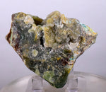 5.5cms DRUZY CHRYSOCOLLA QUARTZ Lily Mine Peru  Malachite Stalactite Suiseki Mineral Specimen DE222