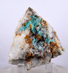 5.9cms CHRYSOCOLLA MALACHITE SELENITE Crystals Peru Quartz Calcite Barite ? Brochantite ? Ajoite ? Rosasite ? Mineral Specimen   Peru C904