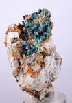5.2cms CHRYSOCOLLA MALACHITE SELENITE Crystals Peru Quartz Calcite Barite ? Brochantite ? Ajoite ? Rosasite ? Mineral Specimen  Peru C907