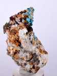 5.2cms CHRYSOCOLLA MALACHITE SELENITE Crystals Peru Quartz Calcite Barite ? Brochantite ? Ajoite ? Rosasite ? Mineral Specimen  Peru C907
