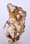 5.2cms CHRYSOCOLLA MALACHITE SELENITE Crystals Peru Quartz Calcite Barite ? Brochantite ? Ajoite ? Rosasite ? Mineral Specimen  Peru C907
