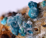 5.2cms CHRYSOCOLLA MALACHITE SELENITE Crystals Peru Quartz Calcite Barite ? Brochantite ? Ajoite ? Rosasite ? Mineral Specimen  Peru C907