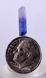 2.5carats GEM TANZANITE CRYSTAL Zoisite High Yield Gemstone  Merelani Hills Tanzania Unheated Terminated Mineral Specimen T384