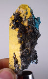 6.9cms QUARTZ CHRYSOCOLLA TENTADORA Mine Peru Grape Botryoidal Stalactite Crystals Rare Ajoite (?) Heterogenite (?) Mineral Specimen ce885