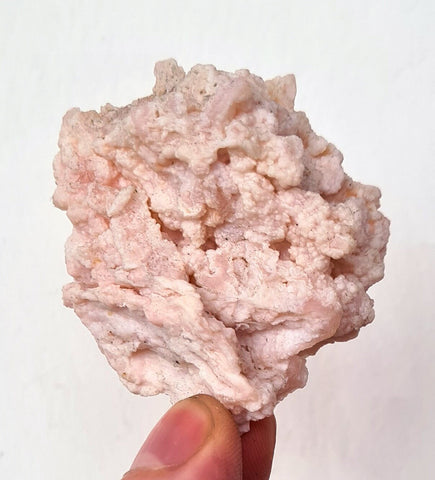 5.1cms PALYGORSKITE PINK OPAL Quartz Translucent Coral Color Mineral Specimen P222