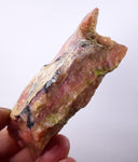 187 Grams PINK OPAL ROUGH A A Quality Jewelry Pendant Peru Coral Color P228