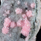 4.6cms RHODOCHROSITE PYRITE Quartz Peru Pink Red Botryoidal Crystals  Natural Sculpture Mineral Specimen R450