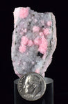 4.6cms RHODOCHROSITE PYRITE Quartz Peru Pink Red Botryoidal Crystals  Natural Sculpture Mineral Specimen R450