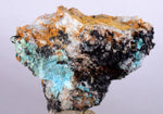 4.1cms CHRYSOCOLLA MALACHITE SELENITE Crystals Peru Quartz Calcite Barite ? Brochantite ? Ajoite ? Rosasite ? Mineral Specimen  Peru C913
