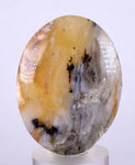 16.3 Grams BLUE OPAL CABOCHON Scenic Pendant Wire Wrap Caribean Peru Pendant Jewelry B942