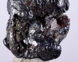 2.3cms ACANTHITE SILVER CRYSTAL Floater Peru Rare Red Crystals Unknown Fluorite Geode Uchuchaccua Mine Mineral Specimen H281