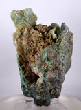 8.2cms DRUZY CHRYSOCOLLA STALACTITE Shiny Crystals Gem Silica Peru Quartz Mineral Specimen D217