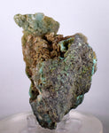 8.2cms DRUZY CHRYSOCOLLA STALACTITE Shiny Crystals Gem Silica Peru Quartz Mineral Specimen D217